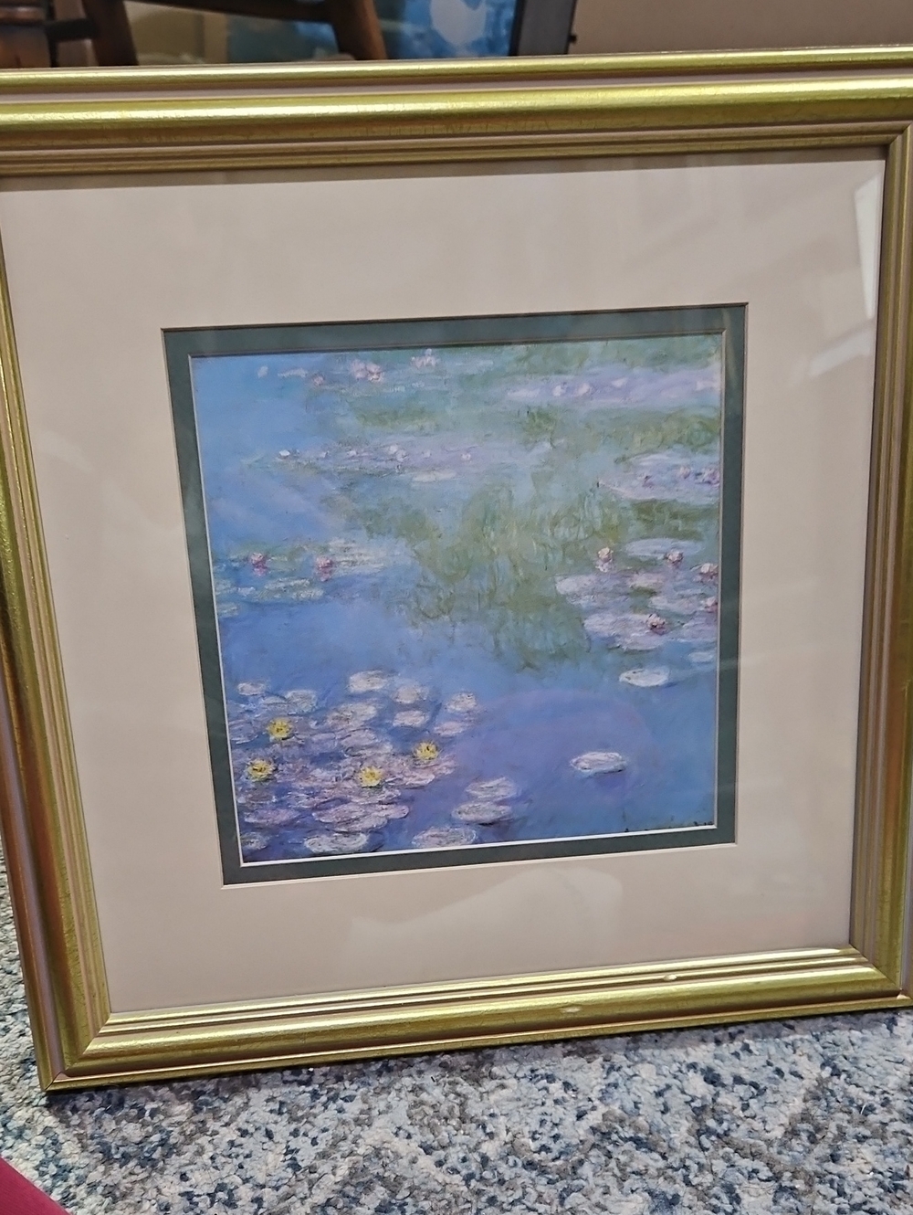 Vintage Gold Framed Monet Print